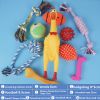 10-piece set of dog toys puzzle relieve boredom bite-resistant molar knot pet supplies