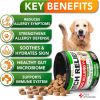 2 Pack Dog Allergy Chews Itch Relief for Dogs Anti Itch for Dogs Allergy Support Immune Health Supplement 240 Treats