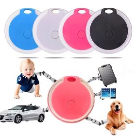 2 pcs Anti-Lost Tracking Device For Dog & Cat; Smart Key Finder Locator For Kids Pets Keychain (Color: pink)