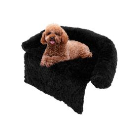 Pet Supplies Plush Calming Dog Couch Bed (Color: Style B)