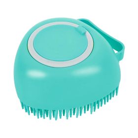 Dog Bath Brushes , Dog Bath Supplies, Dog Shampoo Brush, Dog Scrubber for Bath, Dog Grooming Supplies, Dog Bathing Brush, Puppy Essentials (Color: Blue)