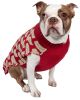 Fashion Weaved Heavy Knit Designer Ribbed Turtle Neck Dog Sweater