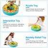 Dog Puzzle Food Feeder Slow Feeding Bowl Interactive Toy Dog Treat Dispensing Toy